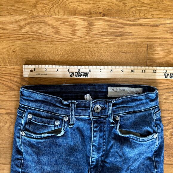 Rag & Bone Women's‎ Nina High Rise Ankle Skinny Stretch Denim Jeans Size 25 - Picture 7 of 7